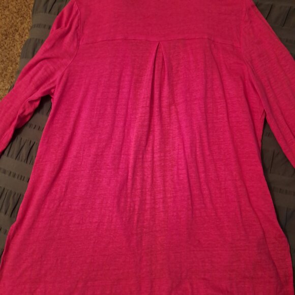 Hot pink button front cardigan - Picture 6 of 6
